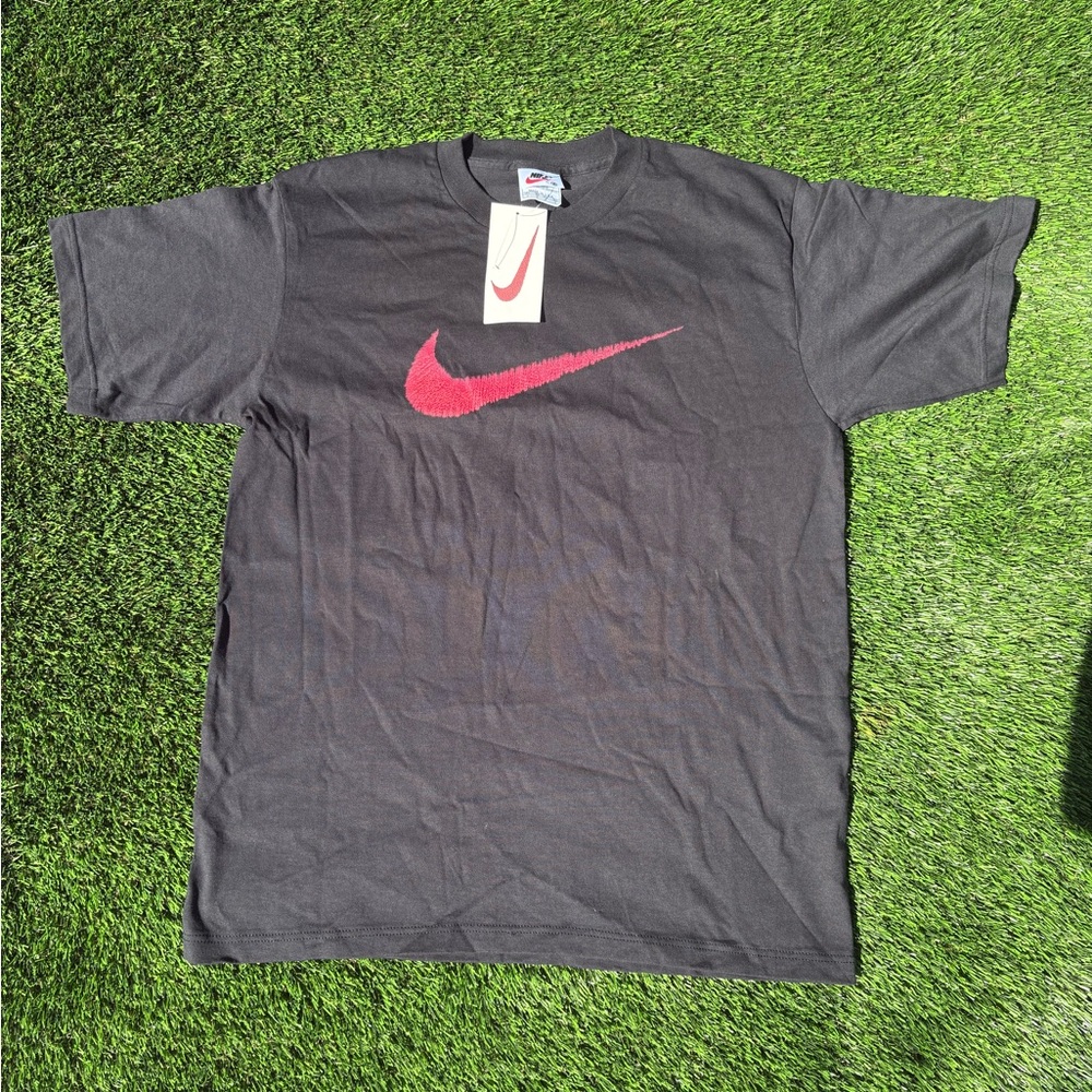 Vintage 90s Deadstock Red Nike Swoosh Shirt